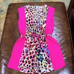 Charlie Jade silk romper, size xs